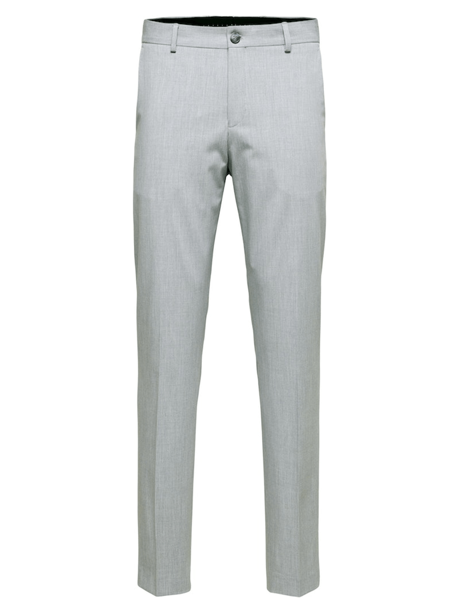 Selected Men Bukser & Jeans 16087825_lightgreymelange_44 - Bygholm Menswear